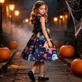 thumbnail image 7 of ATOGUTA Halloween Dresses For Girls Sleeveless A Line Dress Flowy Tween Girl Party Dresses, Size 4T-14, 7 of 7