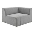 thumbnail image 2 of Modway Bartlett Upholstered Right Arm Chair, Light Gray, 2 of 8