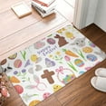 thumbnail image 2 of Vsdgher Happy Easter1 print Flannel Anti-Slip Floor Mat Comfort Mat Floor Carpet for Decor, Non-Slip, Home, Office, Laundry, Durable, 2 of 5