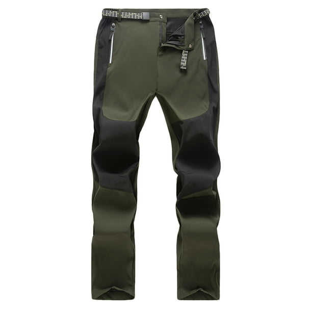 Ceisia Gift Men's Winter Casual Pants - Faddish Solid Patchwork Sports Zipper Pockets Trousers