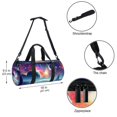thumbnail image 5 of Galaxy Gym Bag with Shoe Bag, Carry on Duffle Bag 17.7 Inches with Interior Zipper Pocket - Large Capacity, 5 of 6