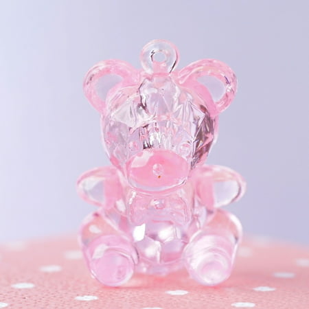 BalsaCircle 144 pcs Plastic Teddy Bears Baby Shower Favors
