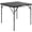 Black01, variant on Leumius 34" Square Folding Table,Indoor Outdoor Card Table for Picnic Party Event Dining Camping,Black