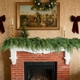 thumbnail image 6 of Eolstice Artificial Norfolk Garland with Real Winter Green Appearance, Table Mantle and Wall Decor for Indoor and Outdoor Use, for Holiday Decoration, Parties, Themed Events(H), 6 of 8