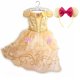thumbnail image 1 of Vestido de Encaje amarillo con bordado de flores para niña, traje de princesa de La Bella y La Bestia para Halloween, fiesta Fivean unisex, 1 of 2