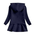 thumbnail image 5 of EnJoCho Girls Hooded Sweater Dress Western Style Casual Hooded Dress for Spring Autumn Baby Kids Pullover Knit Skirt Warm Outfit, 5 of 7