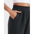 thumbnail image 4 of Pantalones deportivos CRZ YOGA SoftAura de pierna ancha para mujer, color negro, talla XS, 4 of 5