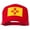 Red, variant on New Mexico State Flag Patched Mesh Cap - Navy OSFM