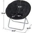 Folding Chair, Moon Chair Soft Lounge Chair for Lounging, Bedroom, Dorm