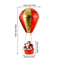 thumbnail image 2 of Matsuzay Navidad Interior Papá Noel Globo de aire caliente Ventana Colgante Techo Adorno colgante Centro comercial Suministros para fiestas Kits de decoración para fiestas, 2 of 6