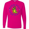 thumbnail image 3 of Inktastic Mardi Gras Party Alligator Long Sleeve T-Shirt, 3 of 5