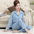 thumbnail image 1 of REDHOTYPE Pyjama de Mère Femmes Printemps et Automne Manches Longues Grande Taille Nouvelle Mode Floral Coton Homewear Set, 1 of 2