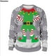 thumbnail image 5 of Sudadera navideña fea para hombre y mujer, suéter navideño con estampado de copos de nieve y duende navideño en 3D, jersey para parejas, jersey para fiestas navideñas, 5 of 5