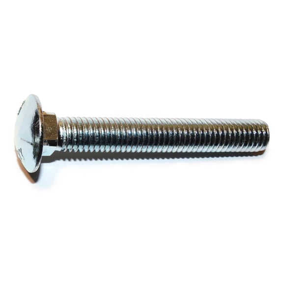 1/2"-13 x 3-1/2" Zinc Grade 5 Carriage Bolts (5 pcs.)
