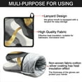 thumbnail image 7 of Black White and Gold Marble Kitchen Oven Mitt and Pot Holder Sets 2 Pcs for Baking, Cooking and Grilling, Heat Resistant Up To 392 °F, 7 of 7