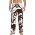 thumbnail image 1 of Fotbe Vintage Husky Dog Pantalones de Pijama para Hombre, Pantalones de Dormir, Pantalones de Casa con Cintura Ajustable y Bolsillos-Small, 1 of 6