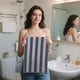 thumbnail image 5 of Accesorios de baño Toalla grande de 90 x 40 Toalla de baño completa Toalla de baño absorbente Toalla de lavado facial gruesa para adultos Toallas de algodón puro, 5 of 6
