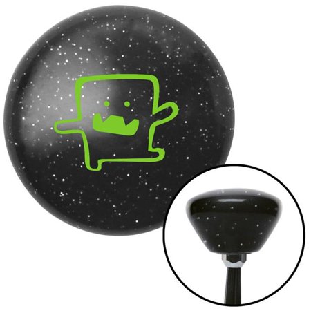 American Shifter Green Domo Dancing Black Retro Metal Flake Shift Knob with M16 x 1.5 Insert Shifter Brody