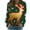 Green, variant on Edvintorg Sweatshirts for Women Crewneck Long Sleeve Loose Fit Tops Christmas Printed Casual Oversized Sweatshirt Fashion 2025