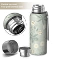 thumbnail image 2 of Floral 20oz Stainless Steel Thermal Bottle with Tea Filter and Cup Lid, Vacuum Insulated Coffee Mug with 316L Inner Liner, Leakproof Travel Thermos for Office,Thanksgiving,Christmas, Spring,Flower, 2 of 6