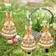 thumbnail image 5 of Easter Bunny Garden Stakes Outdoor Decorations, Easter Egg Yard Art Spring Lawn Ornaments, Dwarf Figurines Patio Decor, Holiday Party Supplies, Festive Ground Insertion Decor for Courtyard Festival, 5 of 7