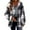 Gray, variant on Aboser Women's Plaid Shacket Winter Fleece Jacket Coat Watm Button Down Hoodie Fuzzy Sherpa Shackets Outwear with Pockets