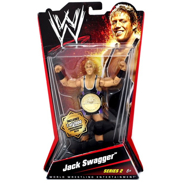 Wwe Wrestling Series 2 Jack Swagger Action Figure Championship Belt Walmart Com