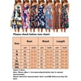 thumbnail image 2 of Frontwalk Floral Print Summer Dress for Women Boho Hawaiian Sling Dress Wrap Holiday Beach Dress, 2 of 2