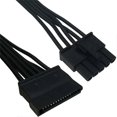 thumbnail image 2 of 5 Pin To 3 SATA Hard Drive HDD Power Cable Only for, 2 of 5