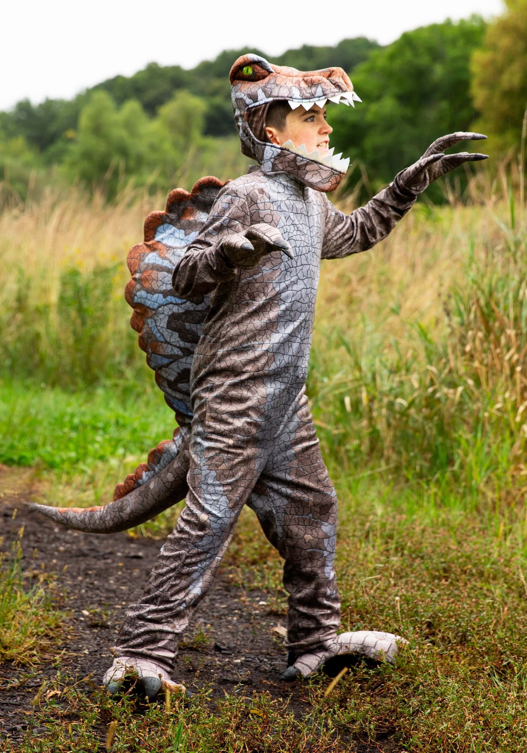 Family Animal Spinosaurus Costume For Adult And Kids