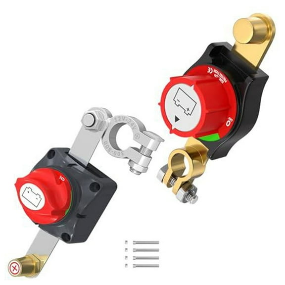 QIFEI 1pcs Top Post Battery Disconnect Switch 12V 48V for Car RV Boat for UTV Vehicles