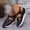 Black, variant on Women's Closed Toe Wedge Platform Sandals, Adjustable Strap Walking Shoes, Comfortable Casual Footwear for Daily Wear White 37