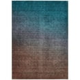 thumbnail image 2 of Addison Rugs Chantille Indoor/Outdoor Solid Ombre Teal Washable Rectangle Rug, 5' x 7'6", 2 of 6