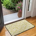 thumbnail image 2 of Beige Daisy Flower White Blooms Pattern Door Rugs,Washable Non Slip Door Mats Indoor,Decorative Door Mats,Entry Mat Indoor for Entrance,Bedroom,Kitchen,Bathroom,30"x17", 2 of 6