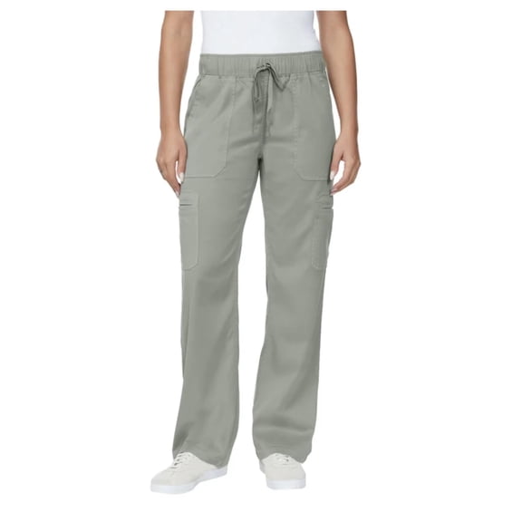 Buffalo David Bitton Women's Tencel Pull-On Cargo Pant (US, Alpha, Large, Regular, Regular, Sage Smoke (Green))
