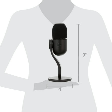 Logitech - Yeti GX Wired Supercardioid Dynamic Gaming Microphone with LIGHTSYNC RGB Lights