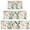 Pioneer Flower Floral, variant on Pioneer Flower Floral Print Pattern Kitchen Rugs Sets Of 3,Kitchen Runner Rugs Non Skid Washable,Decorative Kitchen Floor Mats for Kitchen,Sink,Laundry,17"x30" 17"x47" 17"x59"