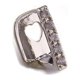 thumbnail image 4 of Vogacara Hip Pop diente cristal parrilla boca oro plateado parrillas tapas individuales con mordedor alicates decoración rapero cuidado de los oídos Plata, 4 of 6