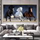 thumbnail image 3 of Pósteres de caballos de una pieza, impresiones en lienzo, pintura de animales, imágenes artísticas de pared para sala de estar, decoración moderna del hogar, Cuadro sin marco, 3 of 5