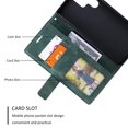 thumbnail image 5 of ELEHOLD Leather Wallet Case for Samsung Galaxy S23 Ultra with Card Holders Kickstand Function Magnetic Clasp Flip Folio Purse Case for Samsung S23 Ultra 6.8",Green, 5 of 8