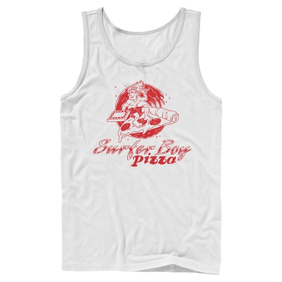 Mens Stranger Things Surfer Boy Pizza Costume Tank Top