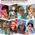 thumbnail image 2 of Paquete de 8 Anteojos de Sol Dwenarry Party Coloridos para Mujeres, 2 of 9