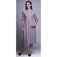 thumbnail image 2 of Bimba Kurta Imprimée Tunique Droite pour Femmes Tenue d'Été Kurti pour Dames, 2 of 5