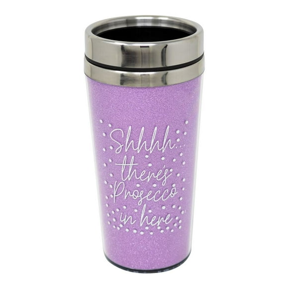 Vaso para café IDEEN lila con tapa de metal