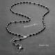 thumbnail image 3 of Rosary Beads Necklaces Saint Benedict Medal Link Chain Cross Jesus Pendant Necklace for Women Religious Jewelry kolye NC169, 3 of 4