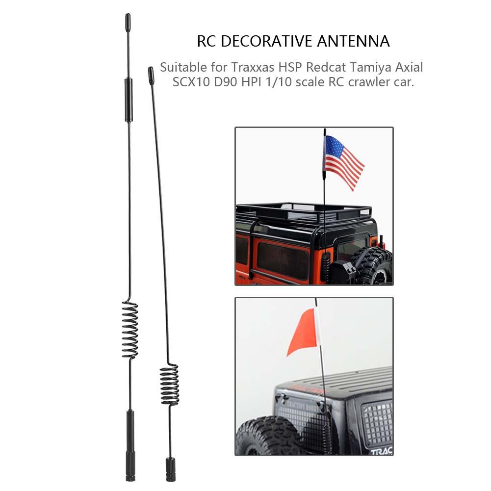 OTVIAP 2 Pcs Metal Decoration Accessory Parts Simulation Antenna for