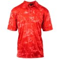 thumbnail image 1 of Burnside Golf Men's Tye Dye Performance Polo Shirt, Large Red, 1 of 3