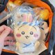 thumbnail image 2 of 12cm nuevo punto de dibujos animados Chiikawa Sushi Chef serie Usagi Hachiware llavero de muñeco de peluche Anime Kawaii chica bolso colgante regalo de cumpleaños, 2 of 5