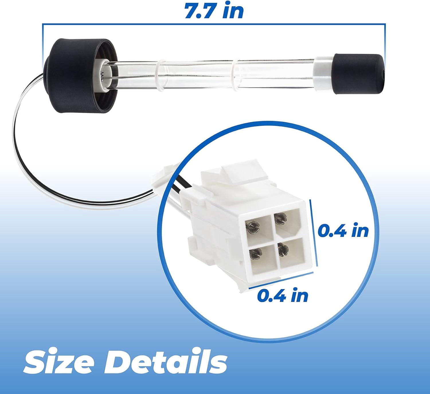 6472-841 Clear Ray XL Replacement UV Bulb for Jacuzzi J-200/J-300/J-400 & Sundance Spas 2012+ Models, Hot Tub Water Purification System,Pool and spa Bulb.