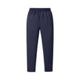 thumbnail image 5 of Mens Sweatpants with Pockets Outdoor Running Jogger Pants Elastic Waist Drawstring Workout Casual Sweatpants Open Bottom, 5 of 5